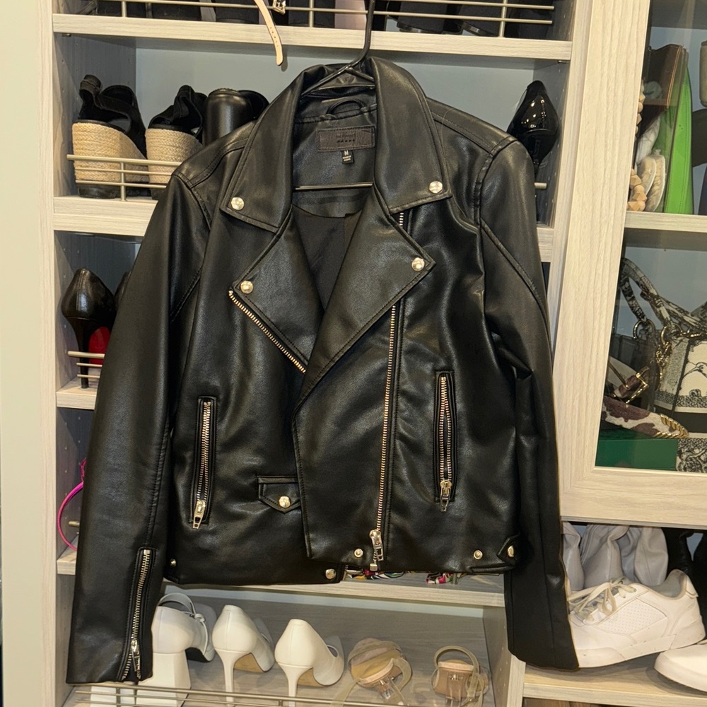 Blank NYC Black Leather Jacket